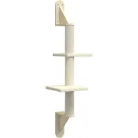 Syfax Kratzbaum mit Kratzsäule Wandmontage Creme 108 cm