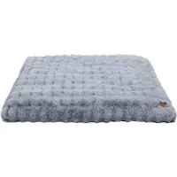 OEM Grosse Hunde Bett, Waschbar, XXL, Plüsch, Wasserfest, Antislip, 120x90x12 cm, Grau