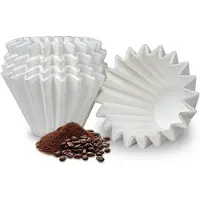 OEM Kaffee-Filters für 1-2 Tassen, 100 Stück, schnelle Filtrierung, flache Grundfläche