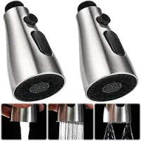 OEM 2er-Satz 3-Funktions-Küchenhahn mit Sprühkopf, 3-Ständer-Duschkop Küchenhahn G1/2, anti-Splatter-Duschkop Küchenhahn, für Küche und Dusche