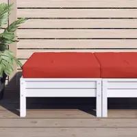 vidaXL Möbel Palettenkissen Rot Oxford-Gewebe - Gartenmöbelauflagen 315082