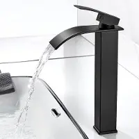 OEM Badkamerkraan aus Kupfer - Wasser sparend - 286 mm Höhe - Schwarz