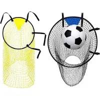 OEM Fußballtore für Kinder, 2 Stücke, 55 x 70 cm, 45 x 60 cm, mit verstellbaren Riemen, Fußballtor für Training und Coaching