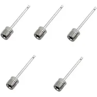 OEM Ballenpompset 5er - 7,5 mm - Draagbare Metallpumpen - Amerikaanse Stil - für Basketball, Fußball, Volleyball