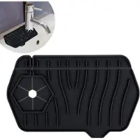 OEM Silikonisches Abflussmat - Abflussklappe - Glimmermat - Silikonisches Mat - Abflussklappe - Glimmermat - Küchenaccessoires - Silikonisches Mat für Wasserhahn - Küchenaccessoires