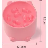OEM Kleines Futterbett für Katzen und Hunde, Anti-Erstickungs-Design, Futterbett für Katzen und Hunde, Haustierbedarf (rosa)