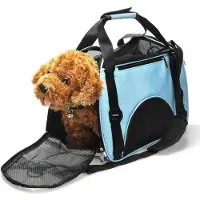 Homelody Haustier Reisetasche - Blau - Wasserdicht - Atmungsaktiv - Für Haustiere bis 5 kg