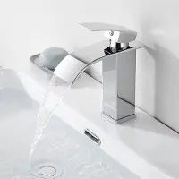 OEM Küchenarmatur für Bad, Chrom, Mischkran für Bad, Einfaches Einhandmengen, Küchenarmatur, Kalt und Warm
