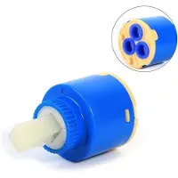 OEM 2 Stück Wasserhahn-Keramikventil 35/40mm Blauw