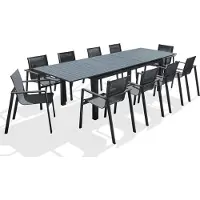 DCB Groupe Garten-Essgruppe für 10 Personen ausem Aluminium