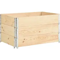 Syfax Hochbeete 3 Stk. 50x100 cm Kiefer Massivholz