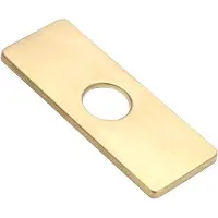 OEM RVS Gootsteen Abdeckplatte für Küchenarmatur - Bad und Gold - Einzelstück