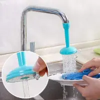OEM Küchenarmatur-Erweiterung, 360-Grad-Dreharmatur für die Spüle, Küchenarmaturzubehör, universelle Dreharmatur-Erweiterung, 10,5*6,5 cm, blau.