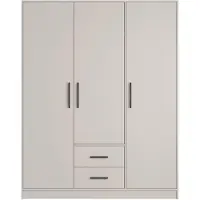 Meblar Marmex Kleiderschrank dreitüriger SMART 2 Cashmere 150x190x56 cm