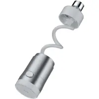 OEM Küchenarmaturhalter für Spülarmatur 360° drehbarer Armaturkopf mit Duscharmatur und Wasserbesparender Armaturverlängerung (weiß)