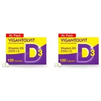 VIGANTOLVIT Vitamin D3 2000 I.e. 2x120 St Weichkapseln