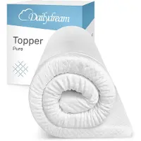 Nivion Dailydream - Memory Foam - Pure Topper - L - 80 bis 120kg - 7cm Höhe / 80x200cm - Druckentlastung