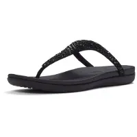 FitFlop Solay Mixed Crystal Toe Post Sandalen