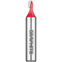 Graphite Rillenfräser Typ U, HM, 3,97 x 6 mm, Schaft 8 mm