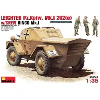 Mini art Leichter PzKpfWg Mk. I 202 ( e) with Crew Dingo Mk. I