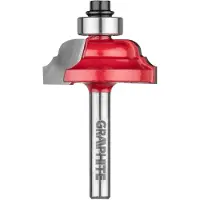 Graphite Widia-Graphitfräser (Formfräser mit Lager, dekorativ, HM, 31,7 x 12,7 mm, Schaft 6 mm)