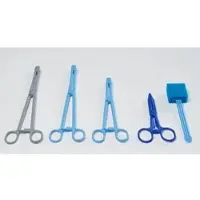 Hartmann Stick Holder Forceps 24 cm blau chirurgisches Instrument | Packung (66 Stück)