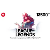 League of Legends 100 EUR - 13500 Riot Points