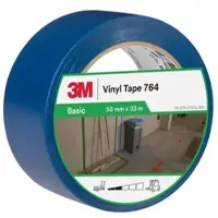 3M 3MTM Allzweck-PVC-Klebeband 764, Vinyl-Klebeband Blau