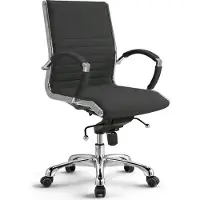 Versee Montreal Drehstuhl Stoff Anthrazit – ergonomischer Schreibtischstuhl, atmungsaktiver Bürostuhl für langes Sitzen, stabiler Drehstuhl bis 150 kg