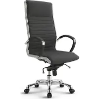 Versee Montreal Chefsessel Stoff Anthrazit – ergonomischer Schreibtischstuhl, atmungsaktiver Bürostuhl für langes Sitzen, stabiler Drehstuhl bis 150 kg