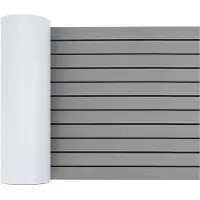 Syfax Bootsmatte Gestreift Hellgrau und Schwarz 240 x 60 cm EVA