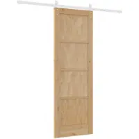 vidaXL Schiebetür ORKDAL 73,5 x 211 cm Massives Kiefernholz