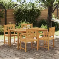 vidaXL Möbel Bank Outdoor 4 pcs Natur 56 x 55,5 x 90 cm Massivholz AkazieGartenstühle - Gartenstühle c4838