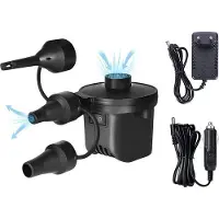 OEM Elektrische Luftreiniger, 5200 mAh, oplaadbare Batterie, Mini-Luftreiniger, 3-Strahl-Airbläser, schnell aufbläsend, für Schwimmbäder, Luftmatratzen, Kinderbadkabinen, schwarz