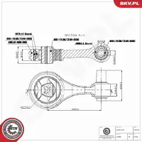 ESEN SKV Lagerung, Motor 75SKV346