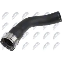 NTY Ladeluftschlauch für Ladeluftkühler, heiße Seite, mit Schnellkupplung, Ø 53/52mm