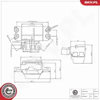ESEN SKV Lagerung, Motor 75SKV349