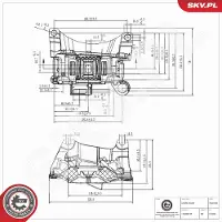 ESEN SKV Lagerung, Motor 75SKV398