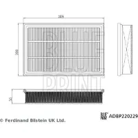 Blue Print Luftfilter ADBP220229