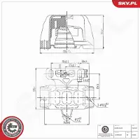 ESEN SKV Lagerung, Motor 75SKV367