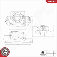 ESEN SKV Lagerung, Motor 75SKV400