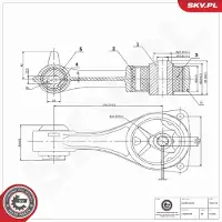 ESEN SKV Lagerung, Motor 75SKV378
