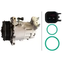 Hella Klimakompressor 12 V Ø 110 mm Thermo-Expertise passend für u.a. FORD C-MAX