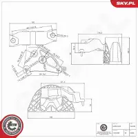 ESEN SKV Lagerung, Motor 75SKV369