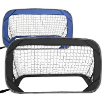 Famanu Fußballtore Set von 2 für Kinder - Robustes Stahlrahmen und Glasfaserstäbe - Wetterfestes Polyester
