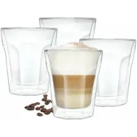 Moritz und Moritz Moritz & Barista Kelch Glas Set 4 tlg. - L/B/H ca. 21.00x20.50x12.50