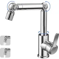 OEM Drehbarer Wasserhahn - Multifunktional - Chromstahl