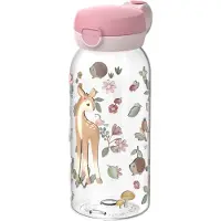 Top 1 Toys Campus Trinkflasche mit Klappdeckel 600 ml Little Dutch - Fairy Garden