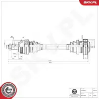 ESEN SKV Antriebswelle 40SKV115