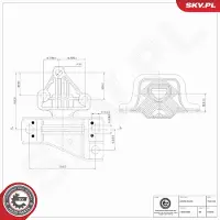 ESEN SKV Lagerung, Motor 75SKV343